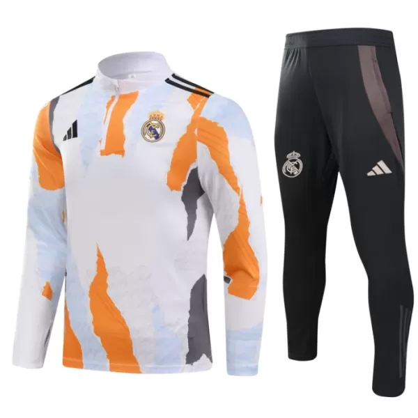 Real Madrid Kit de Sweat-shirt d’entraînement 24/25 Blanc