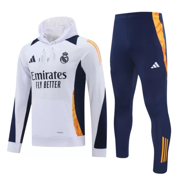 Real Madrid Kit sweat-shirt d'entraînement à capuche 24/25 Blanc