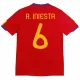 Maillot De Foot Espagne A. Iniesta 6 2010 Domicile Retro