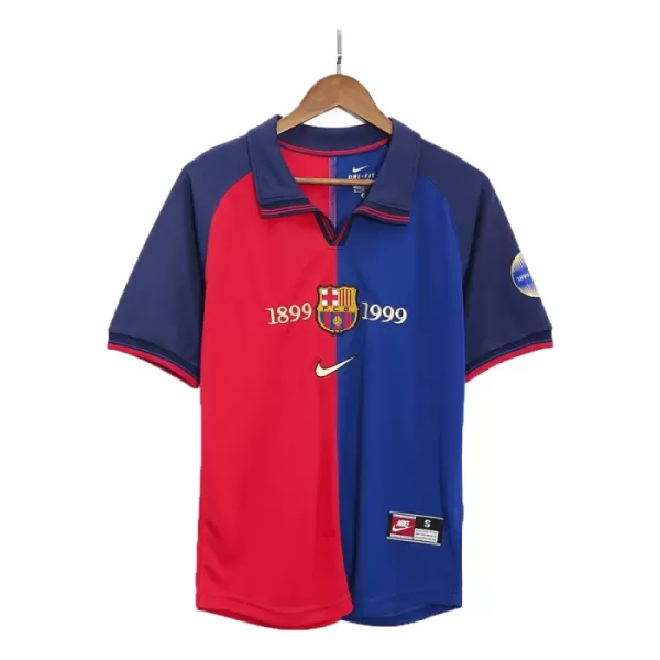 Maillot De Foot FC Barcelone 1999-00 Domicile Retro