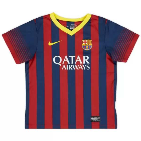 Maillot De Foot FC Barcelone 2013-14 Domicile Retro