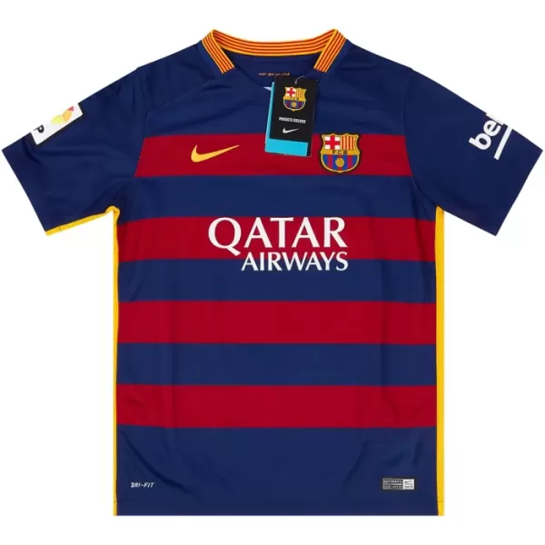 Maillot De Foot FC Barcelone 2015-16 Domicile Retro