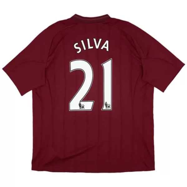 Maillot De Foot Manchester City Silva 21 2012-13 Extérieur