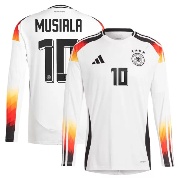 Maillot De Foot Allemagne Jamal Musiala 10 Domicile Euro 2024 Manches Longues