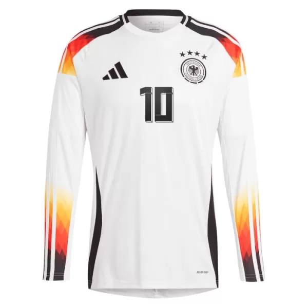 Maillot De Foot Allemagne Jamal Musiala 10 Domicile Euro 2024 Manches Longues